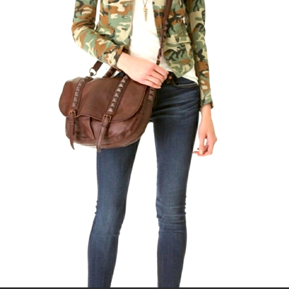 Liebeskind Hailey Brown Leather Studded Purse